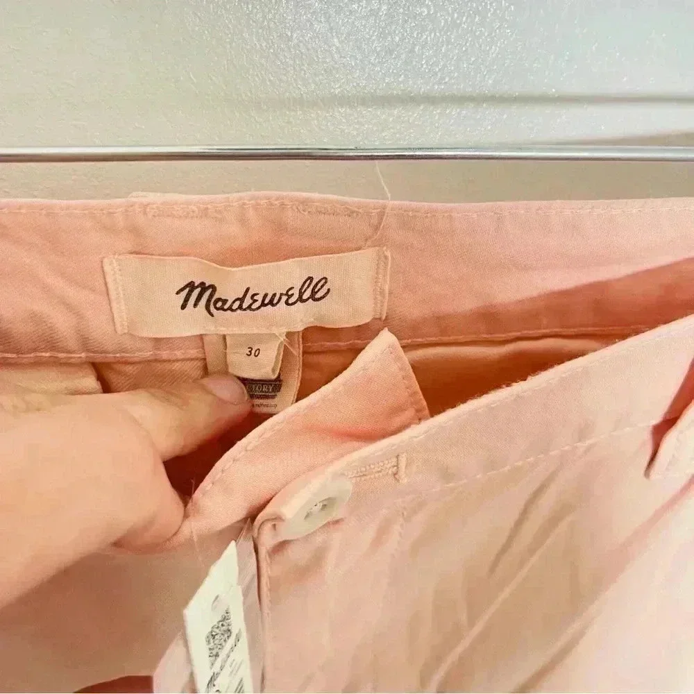 NWT Madewell Garment-Dyed Low-Slung Straight Cargo Pants